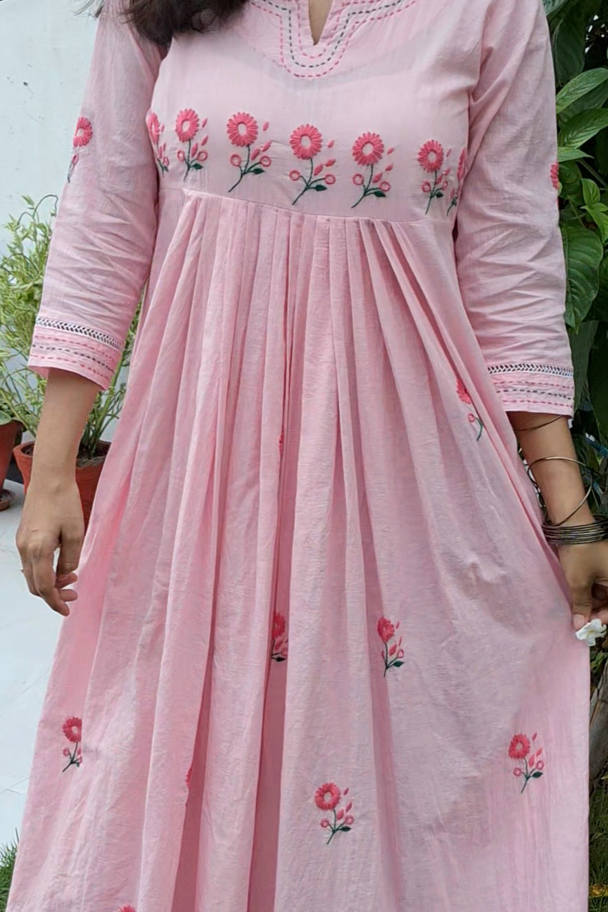 BLUSH PINK KURTA SET