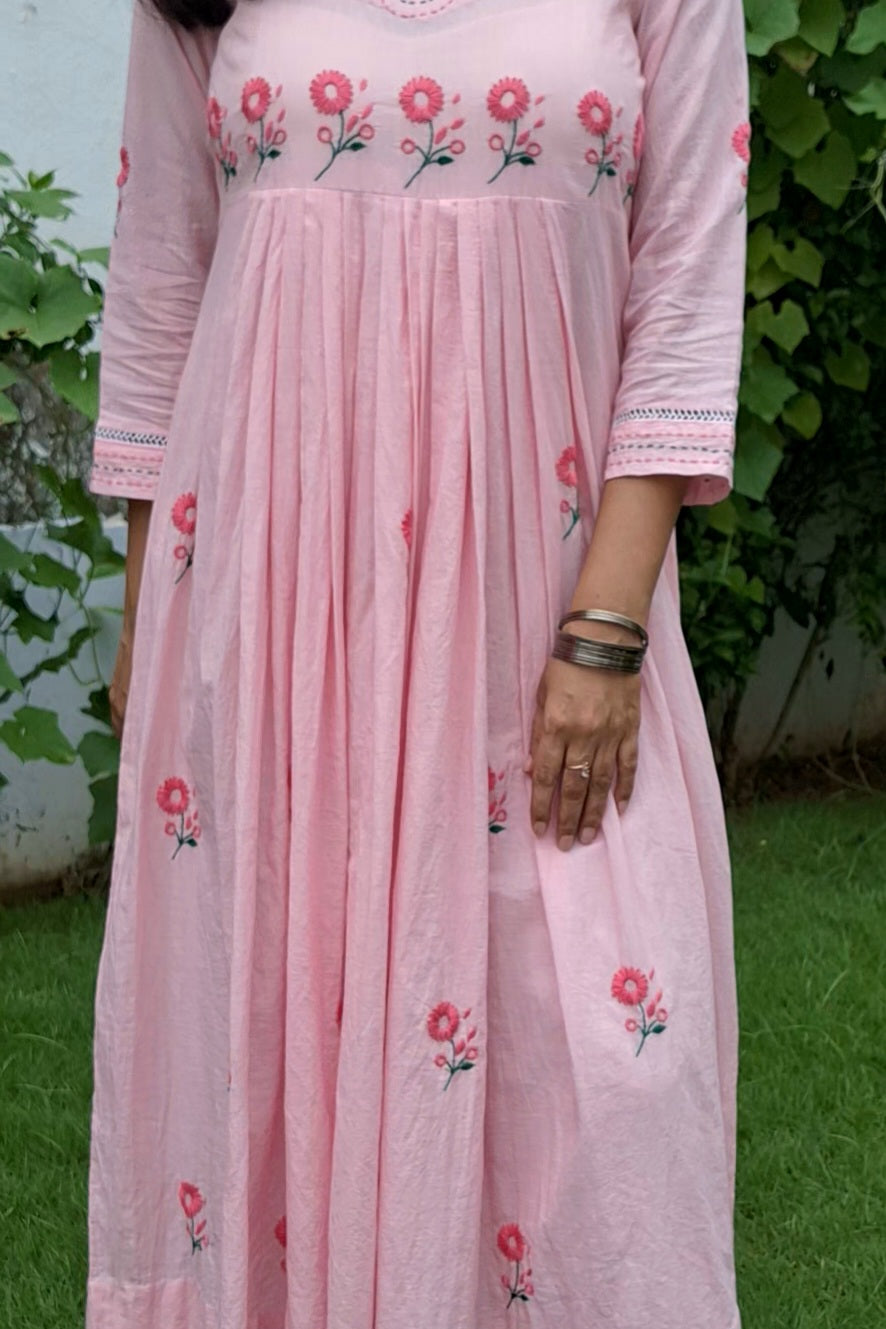 BLUSH PINK KURTA SET