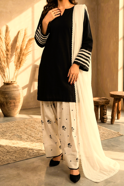 Farshi Salwar Set | Cotton Linen