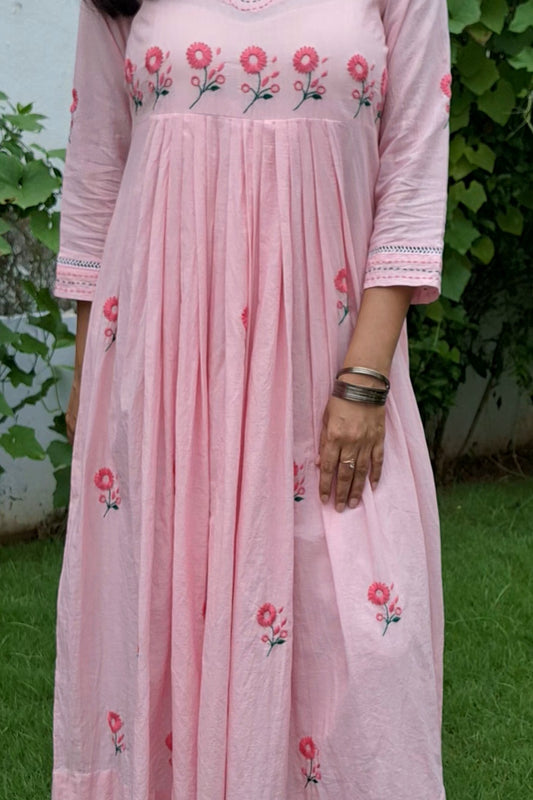 BLUSH PINK KURTA SET
