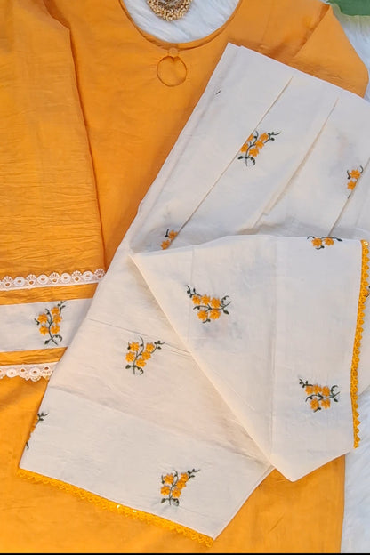 Farshi Salwar Set | Hand Embroidery Suit set